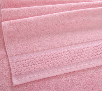 Махровое полотенце Comfort Life 50*90 см 500 г/м2 (Нормандия, розовый)